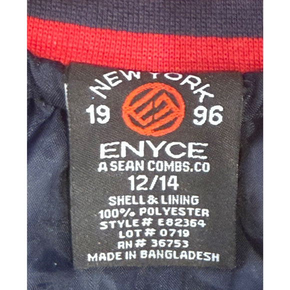 Enyce Boys Fighter Bomber Baseball Jacket Size L 12 to 14 Years NWT Retail $85 - Picture 4 of 9